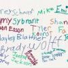 D20A BP Second Grade Class Letter Autograph